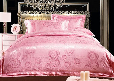 Pink Quilt Bedding Sets Tencel Bedding King Size Queen Size Custom Made