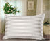 Quliting Down And Feather Pillows Cotton 2CM Stripe Lining White