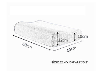 100% মেষ নাড়ানোর multifunctional জনসাধারন মেমরি ফেনা বালিশ
