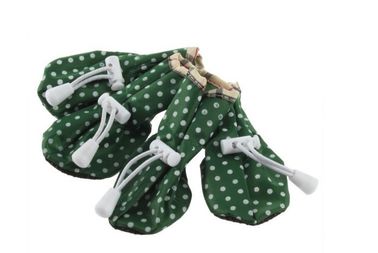 4pcs সেট 5.5CM বেসরকারি পোশাক কুকুর / বিড়াল এন্টি স্লিপ ওয়াটারপ্রুফ নরম জুতা